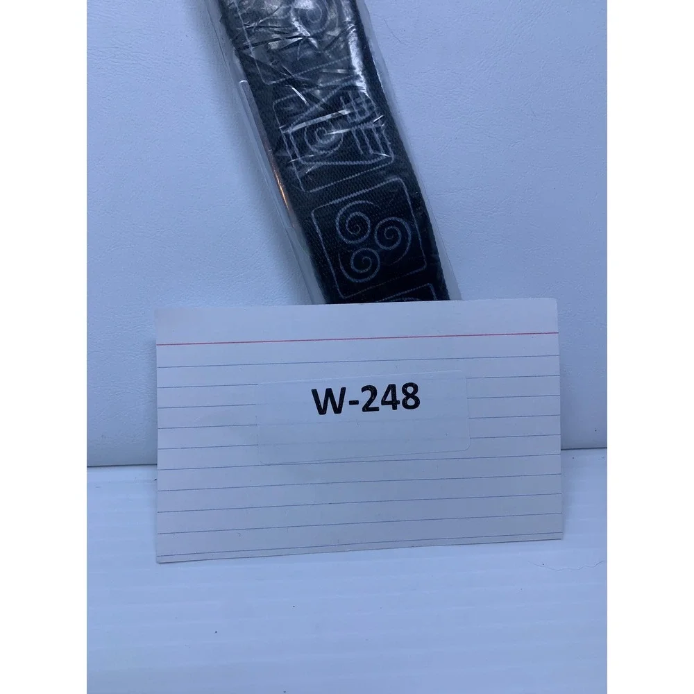Buckle-Down Large Black Avatar The Last Airbender Seatbelt Dog Collar NWT